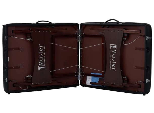 RMU S28 Roma LX Portable Massage Table – 28"x72" with Memory Foam, Adjustable Height 24"-34", Oil & Waterproof PU, Walnut Legs, Includes Face Cradle & Armrest thumb 4