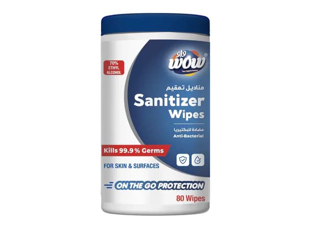 Sanitizer Wipes 80s - Bottle Pack (1 Bottle)