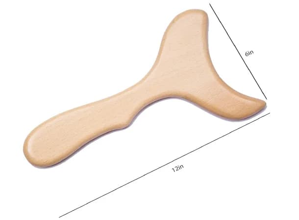 Wooden Fish Fork Scraping Massage Tool 2