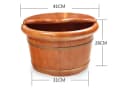 Wooden Pedicure Bucket for Spa & Salon Foot Care-1