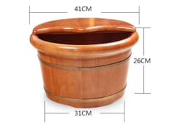 Wooden Pedicure Bucket for Spa & Salon Foot Care-1