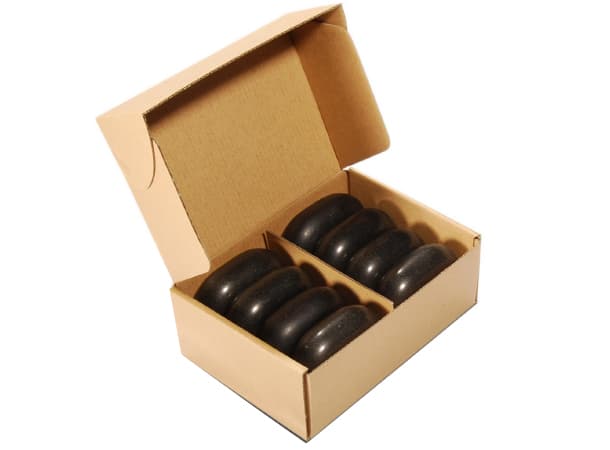 MASTER – Large Ovular Basalt Stones – 8 Pcs