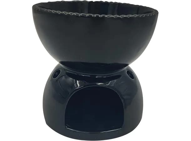300ml Ceramic Oil Burner & Wax Warmer, Large Capacity Aromatherapy Diffuser for Spa, Hotel & Home