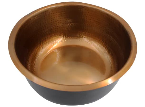 Black Copper Pedicure Bowl for Spas & Salons