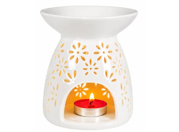 Ceramic Oil Burner Small 75ml – Tea Light Candle Aroma Diffuser