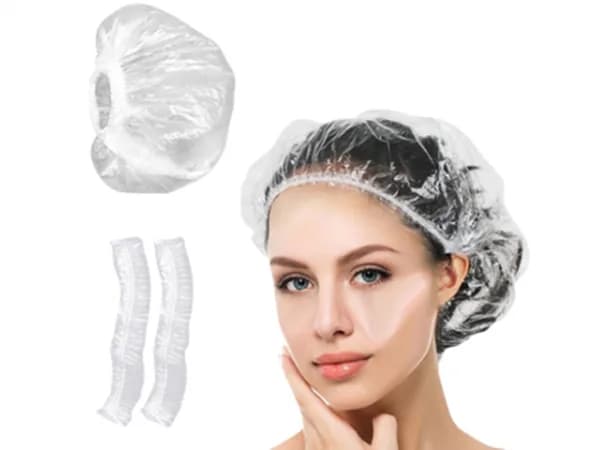 Disposable Waterproof Shower Cap, Spa, Salon & Hotel Bathing Hair Protection Cap