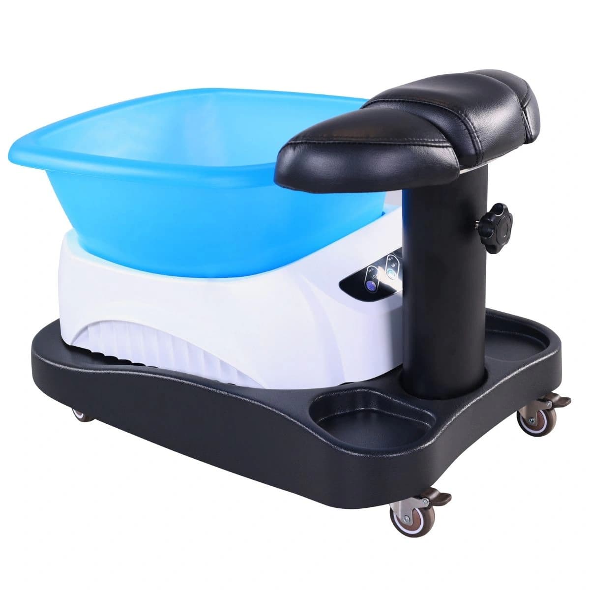 Doyen Pedicure Bowl Trolley with Adjustable Foot Rest – Professional Footbath Spa Cart