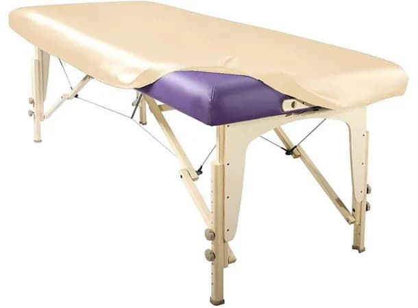 Fitted Waterproof Vinyl Massage Table Cover – Oil & Stain Resistant Spa Protector