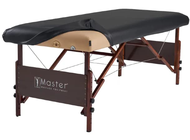 Fitted Waterproof Vinyl Massage Table Cover – Oil & Stain Resistant Spa Protector