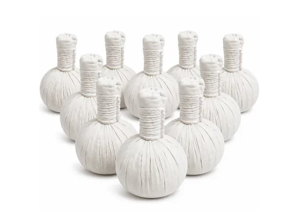 Herbal Massage Compress Balls – 200g Thai Therapy Spa Packs - 10 pcs