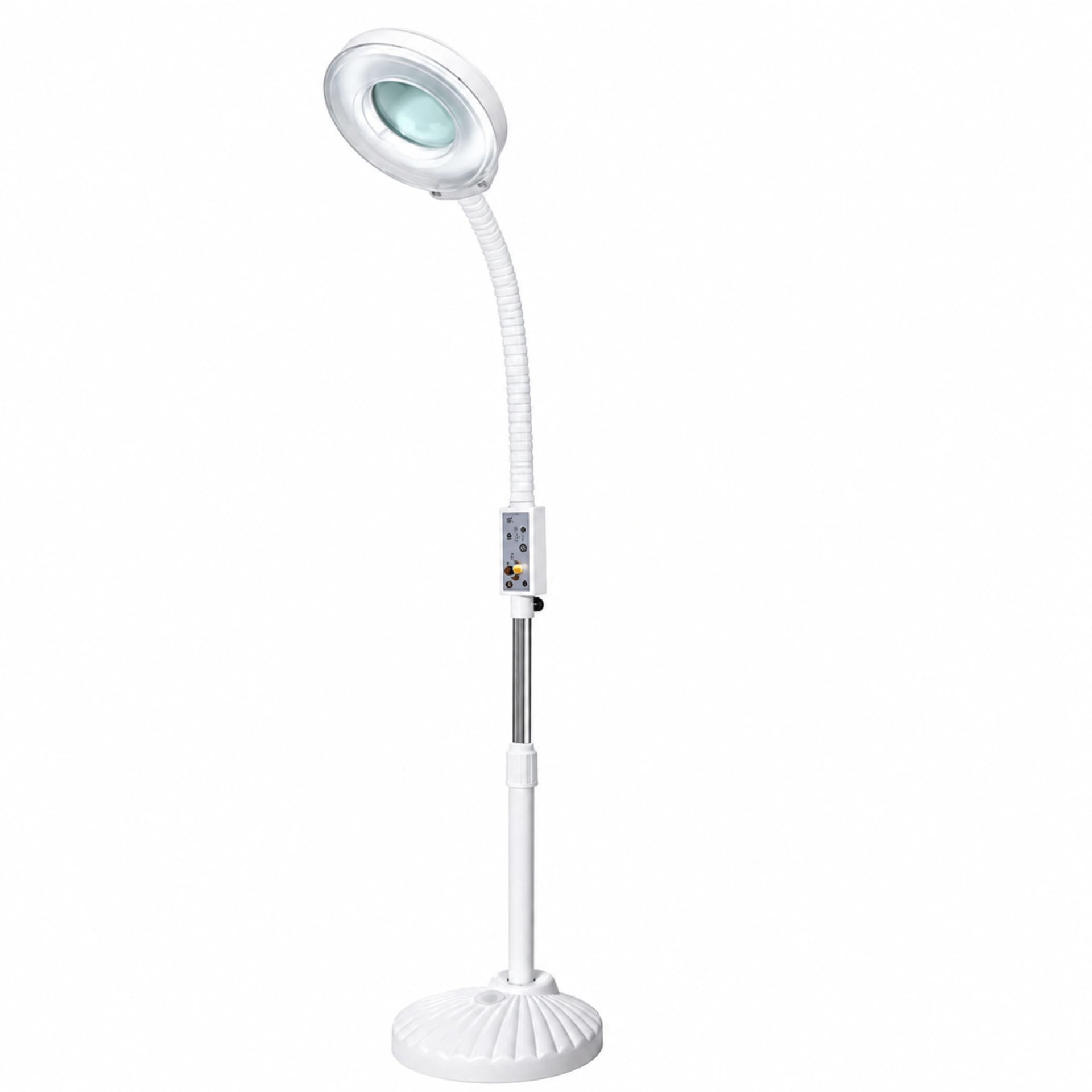 LED Magnifying Lamp with Light – 5X Magnification, Adjustable Arm, Bright LED Lighting