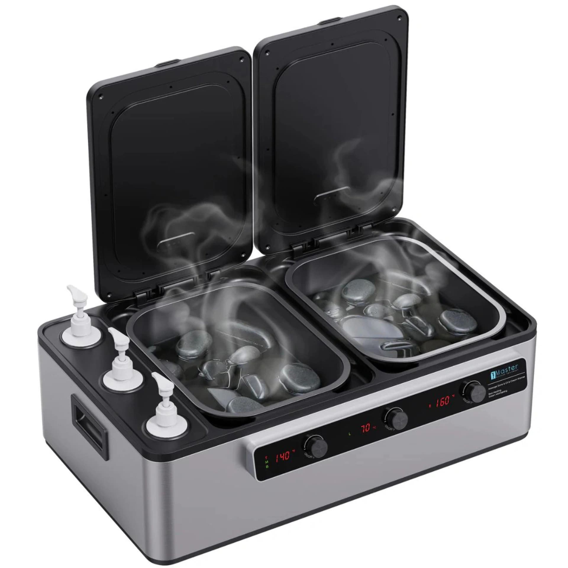Master Multifunctional Massage Stone, Oil, and Steam Heating System – Professional Spa Heater
