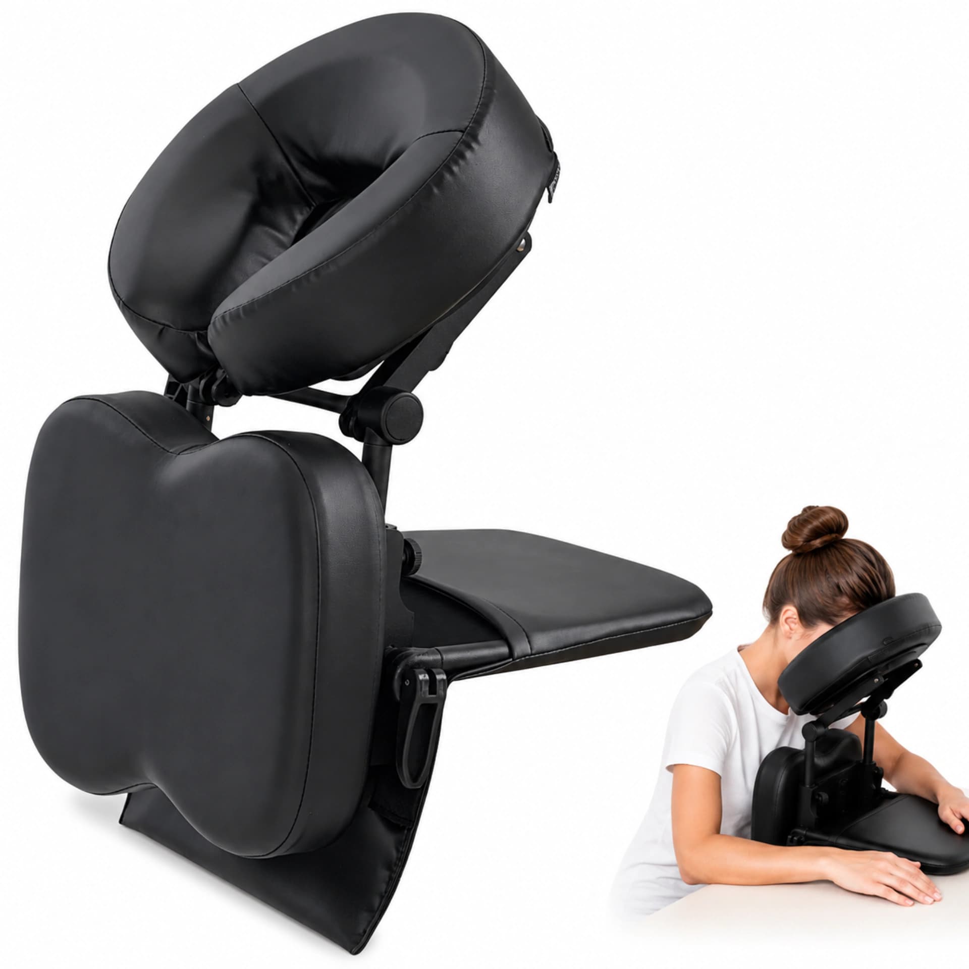 Master Pack N’ Go Face-Down Tabletop Massage Kit – Portable & Lightweight