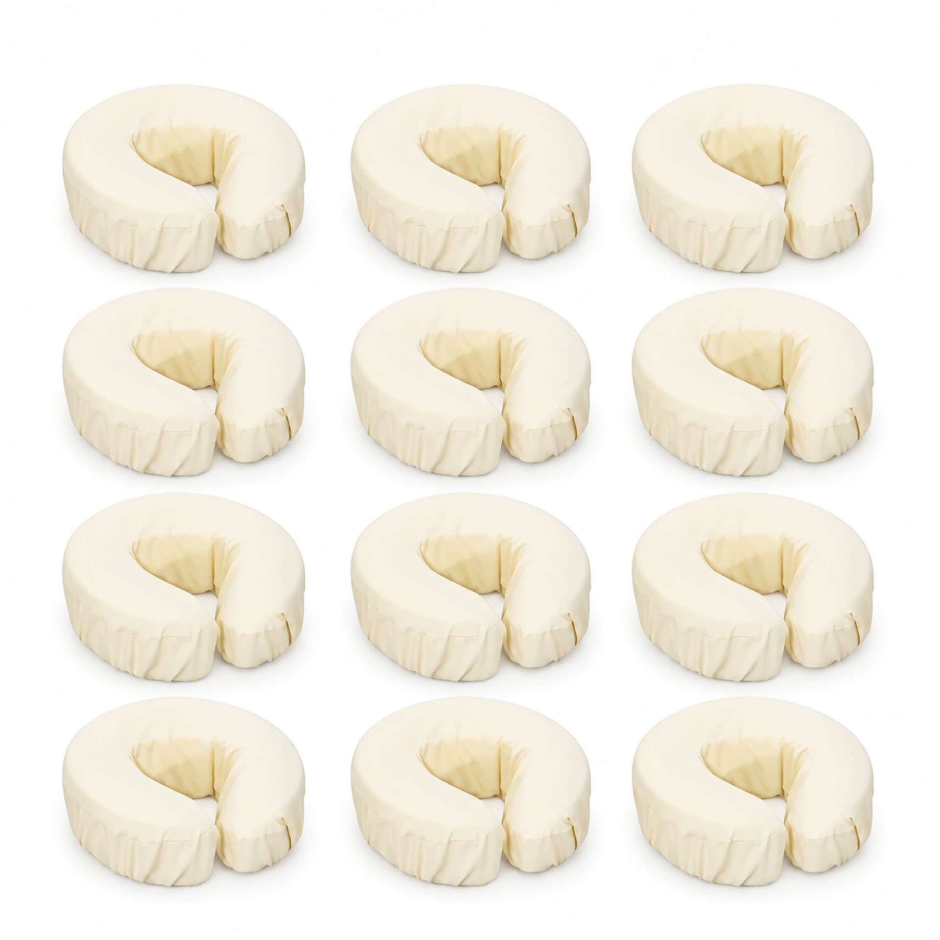 Microfiber Face Cradle Cover – Ultra Soft Spa Bed Headrest Covers (12 pcs)