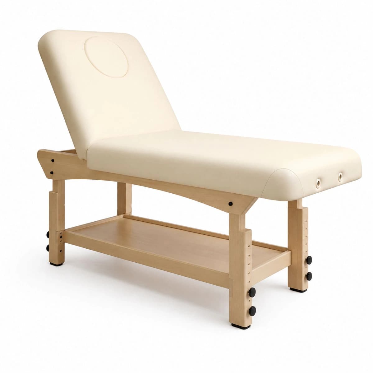 Multifunctional Wooden Spa Wellness Table with Silicone Pillow
