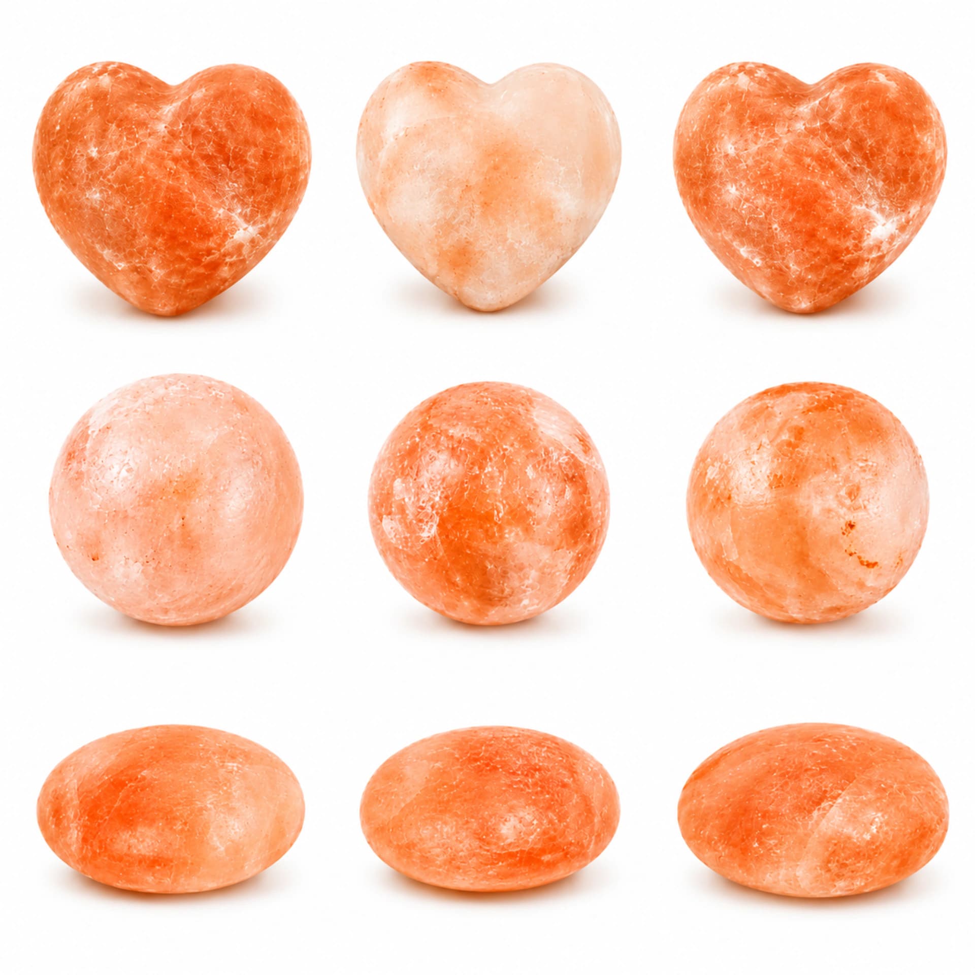 Premium Himalayan Salt Skin Toning & Massage Stones (3 Pcs)