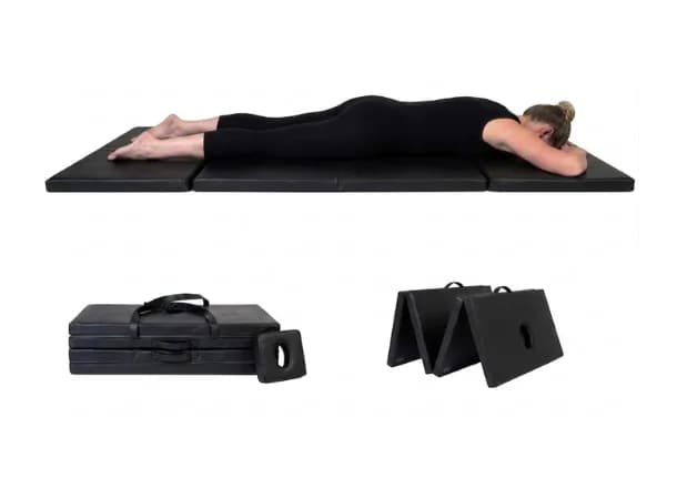 Professional 4-Section Folding Shiatsu Massage Mat with Face Hole