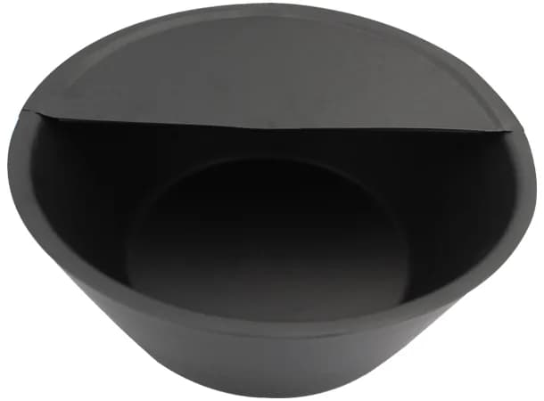 Twin Basin Black Pedicure Bowl with Footrest
